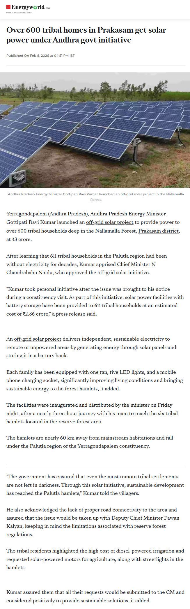 Full News Screenshot