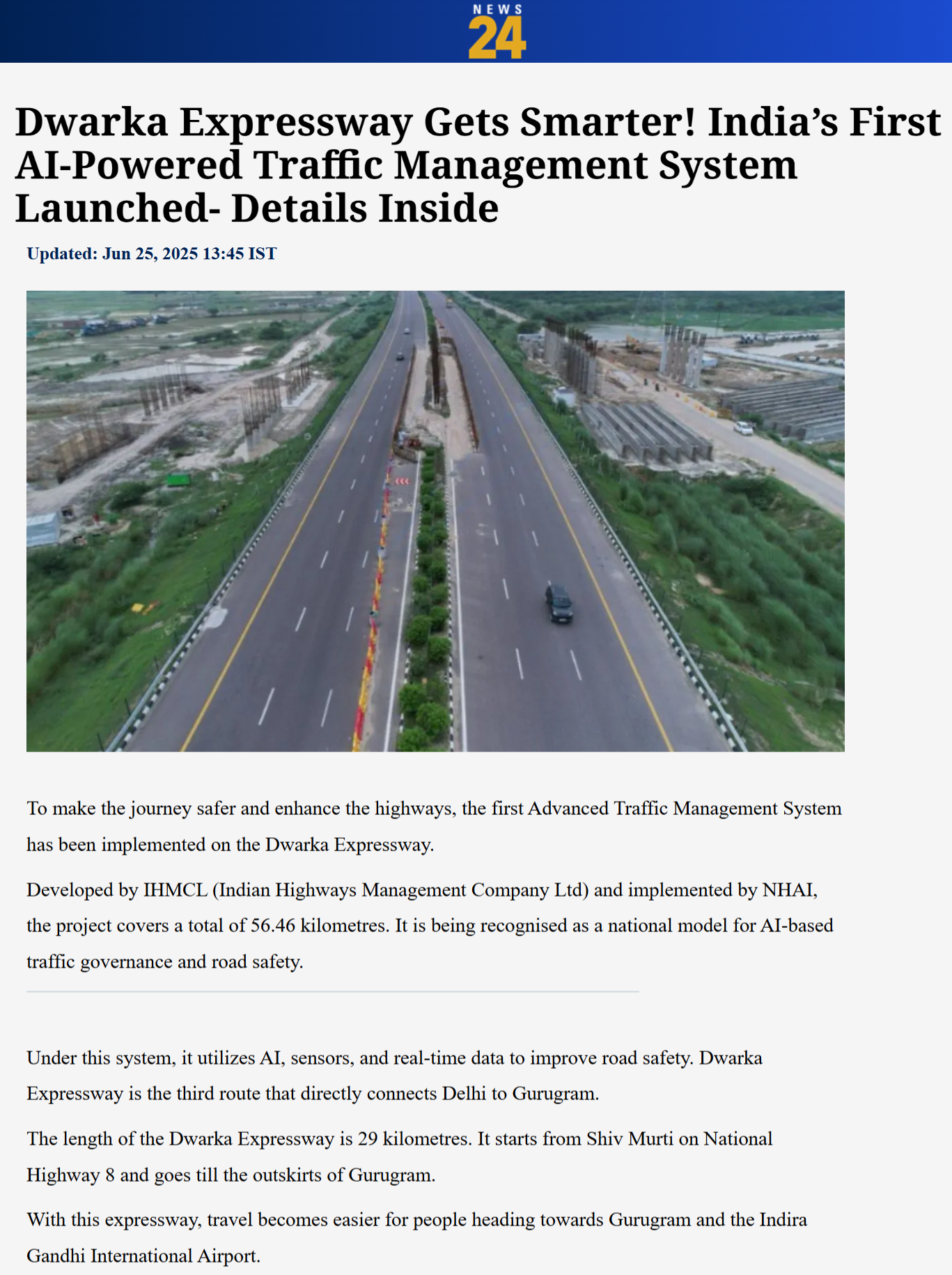 Full News Screenshot