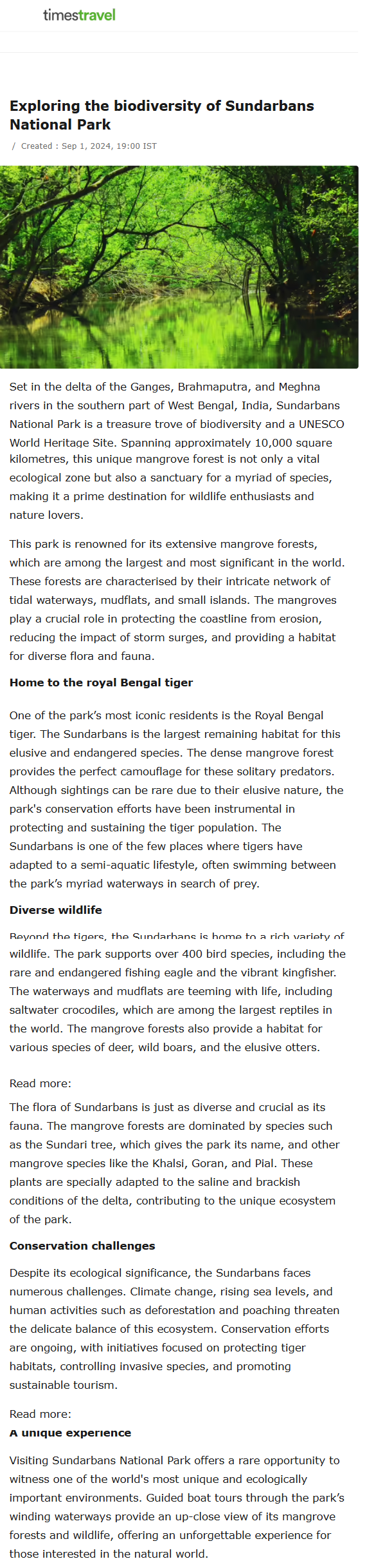 Full News Screenshot