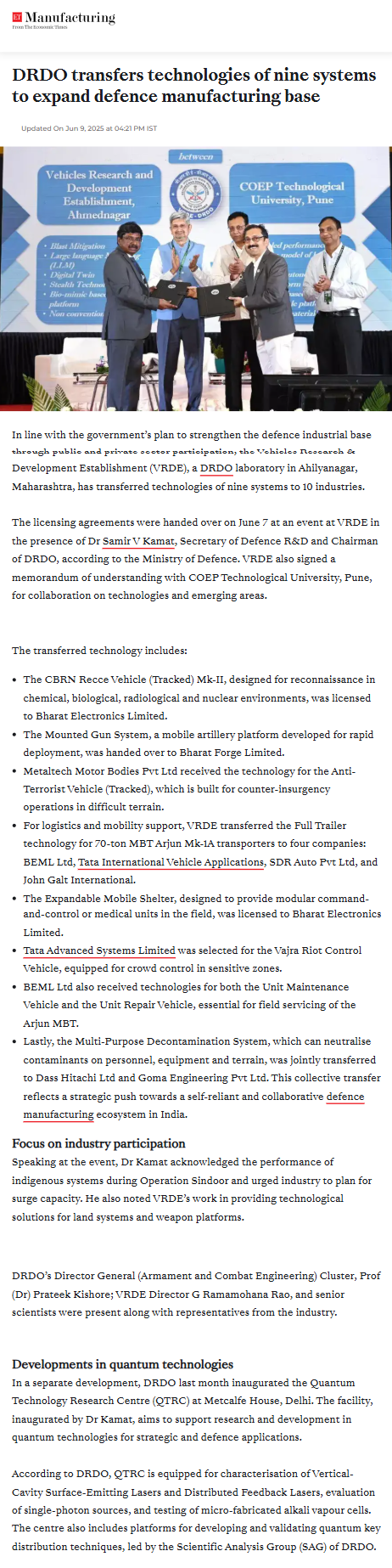 Full News Screenshot