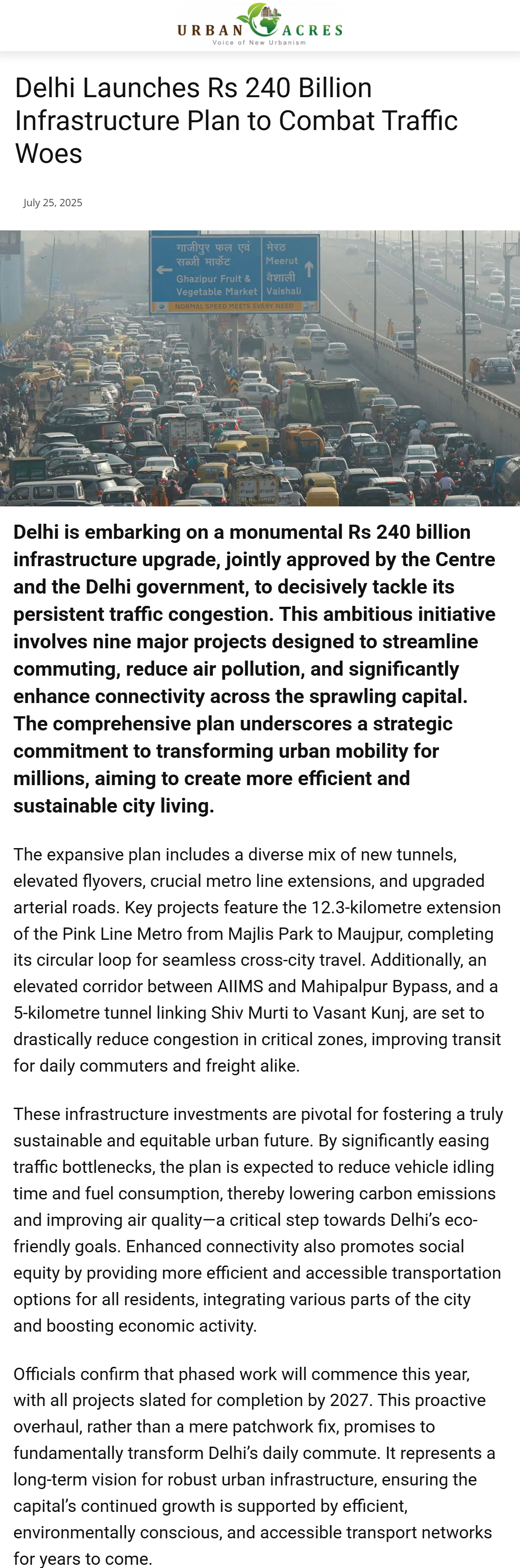 Full News Screenshot