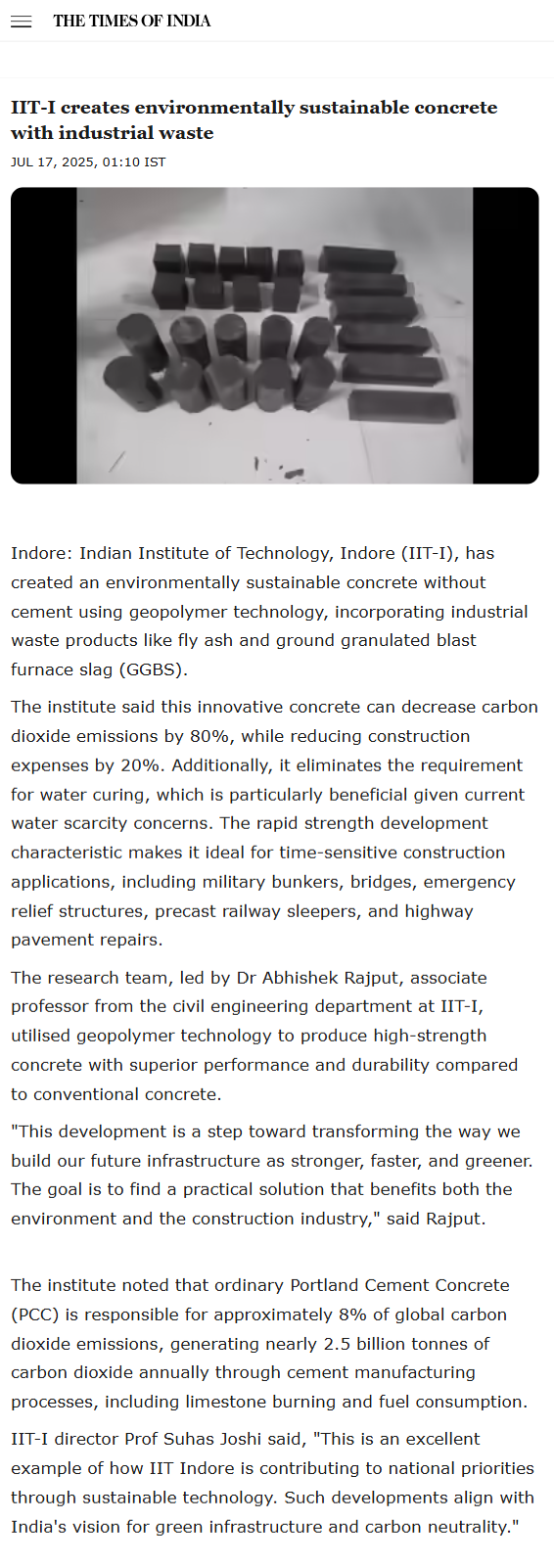 Full News Screenshot