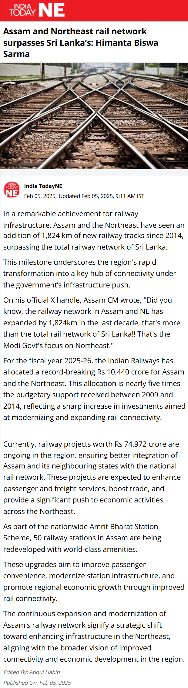 Full News Screenshot