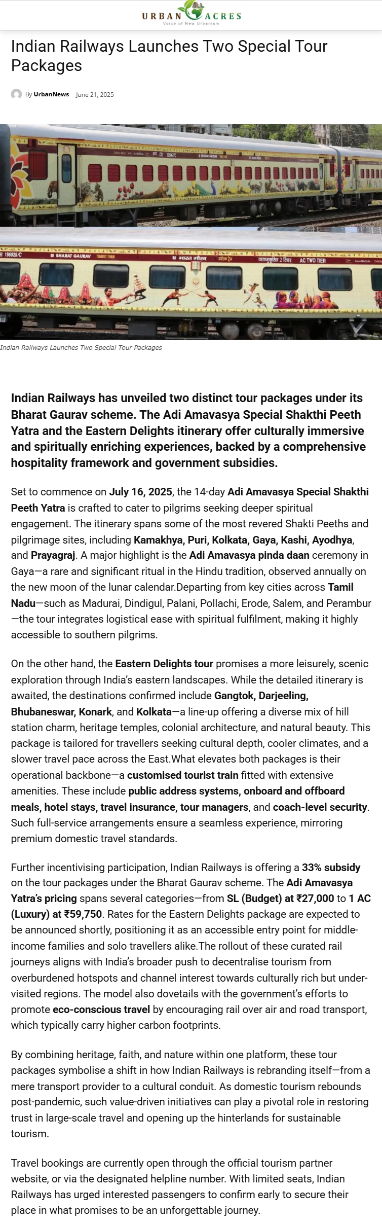 Full News Screenshot