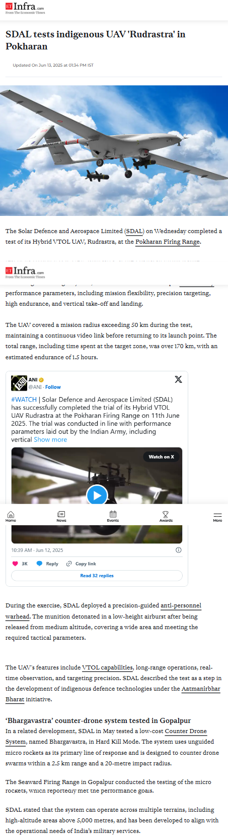 Full News Screenshot