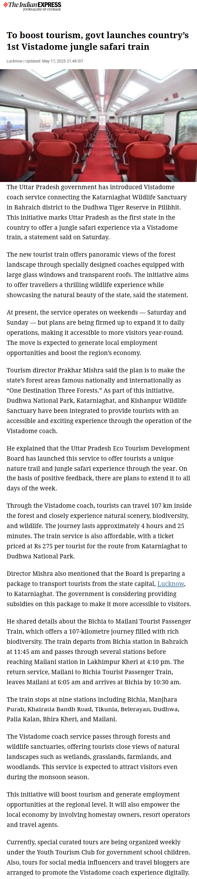 Full News Screenshot