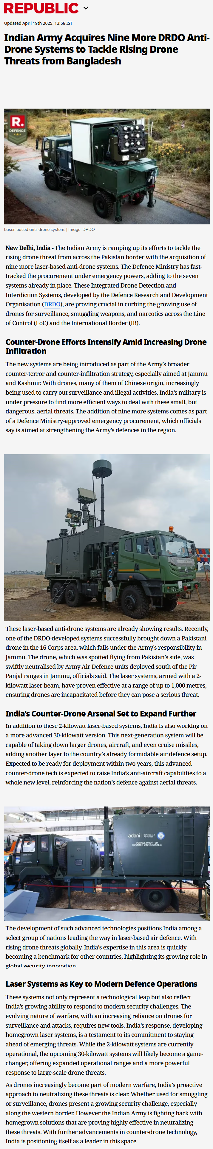 Full News Screenshot