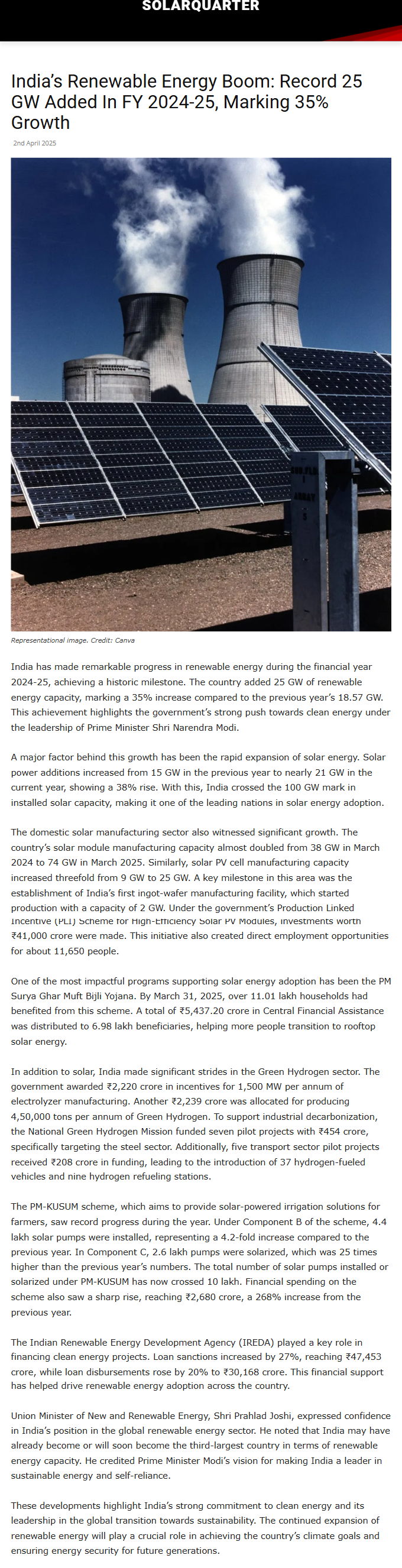 Full News Screenshot