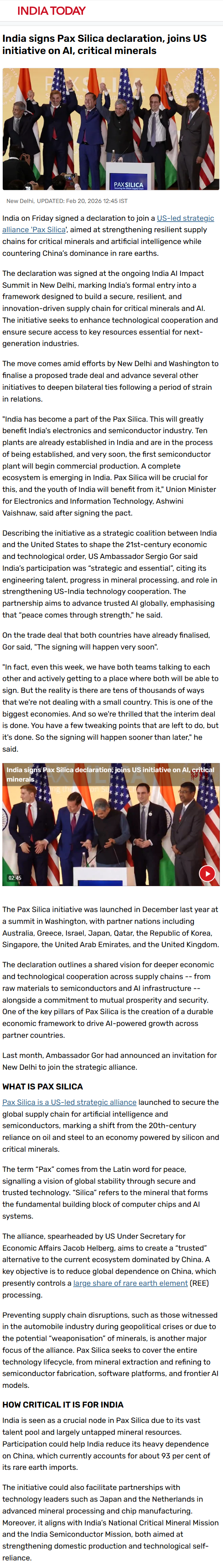 Full News Screenshot