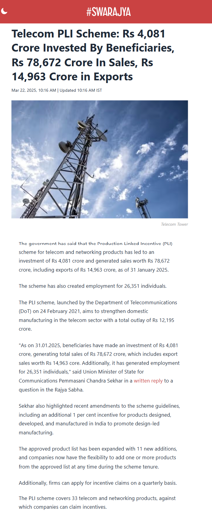 Full News Screenshot