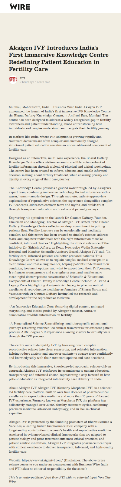 Full News Screenshot