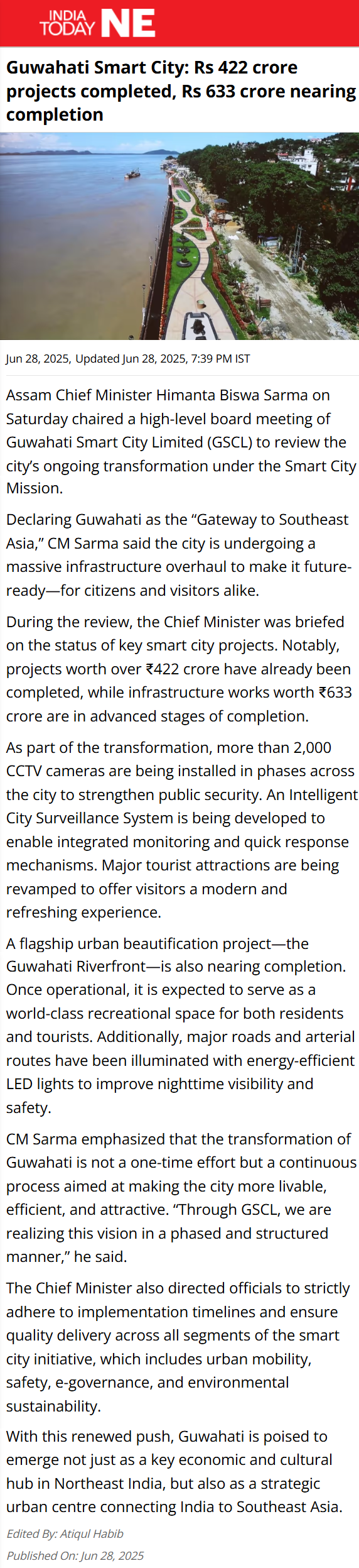 Full News Screenshot