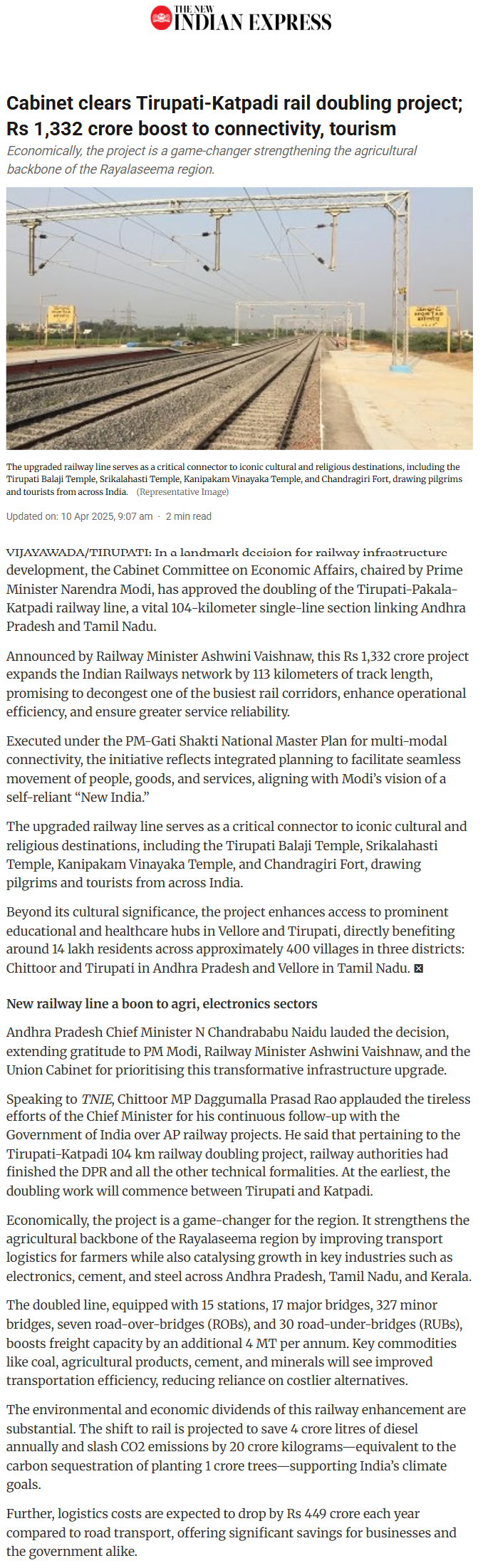 Full News Screenshot