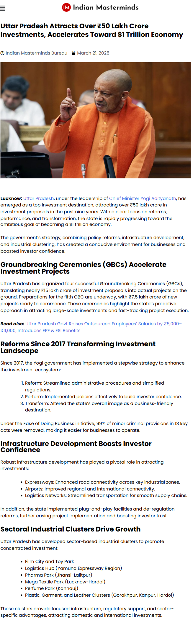 Full News Screenshot