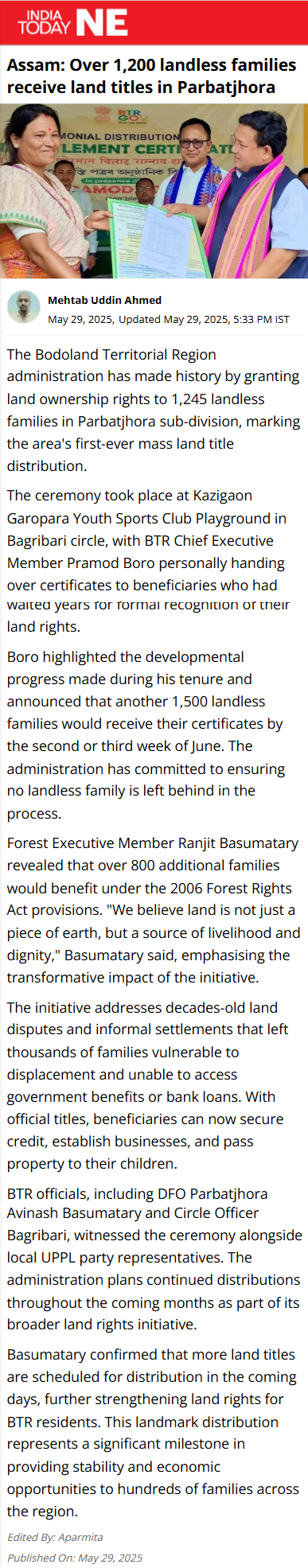 Full News Screenshot