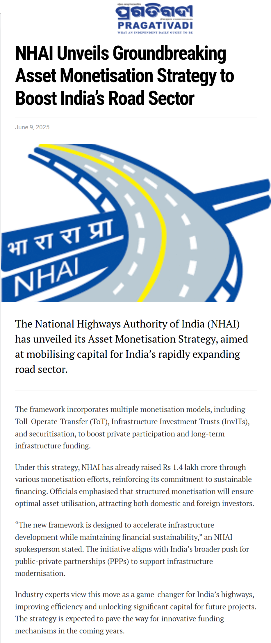 Full News Screenshot