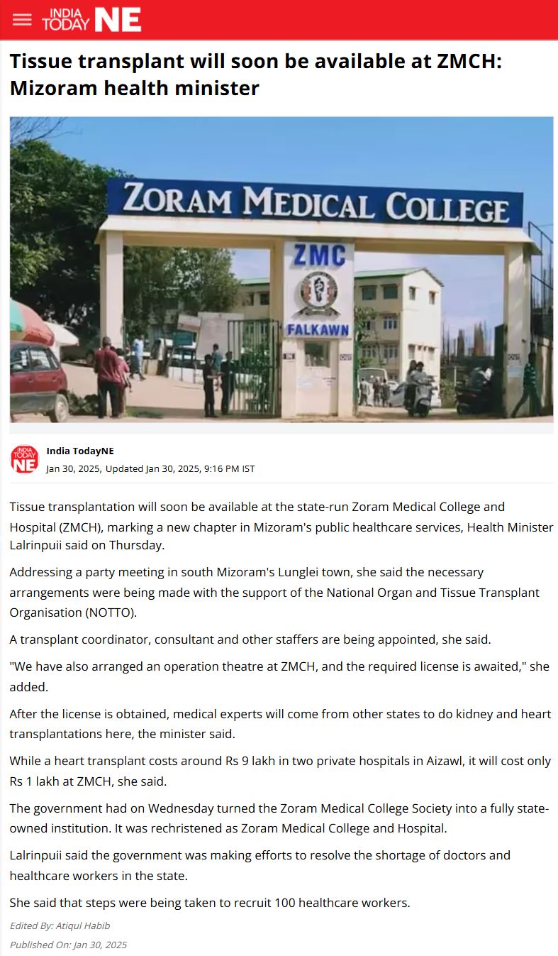 Full News Screenshot