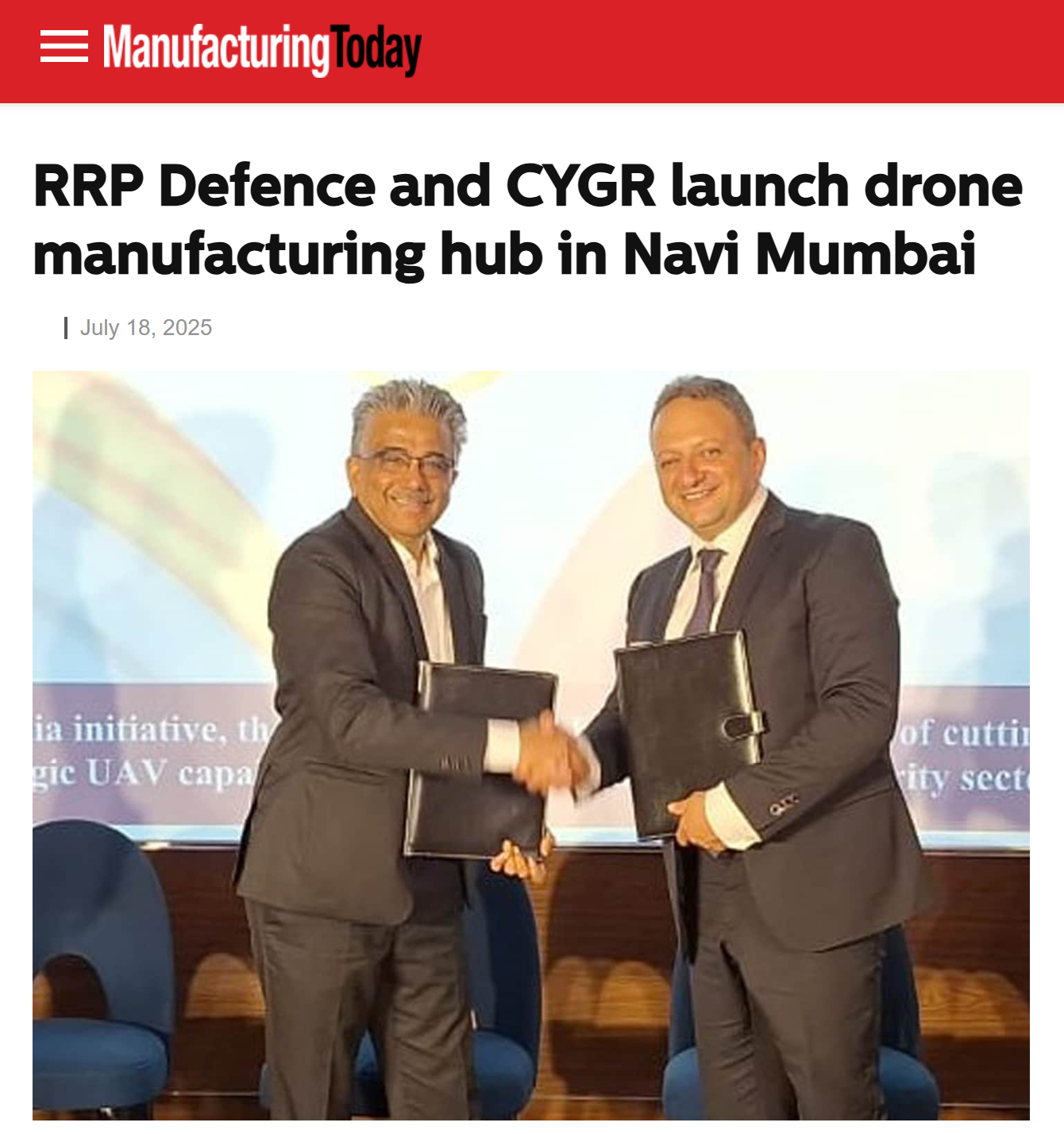 Front Page Screenshot