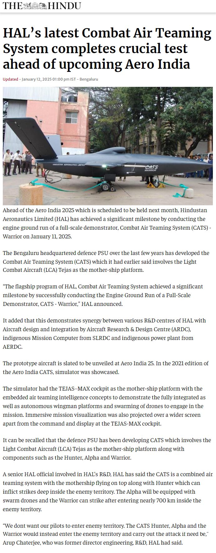 Full News Screenshot