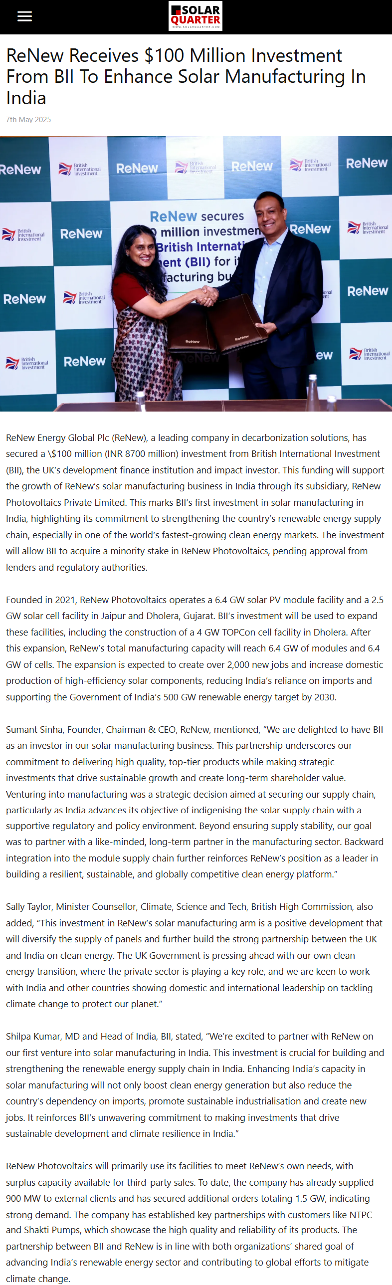 Full News Screenshot