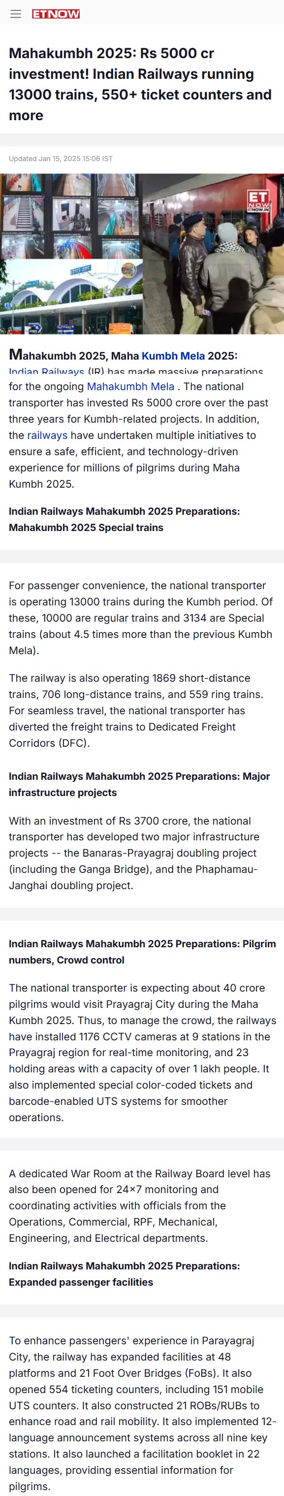 Full News Screenshot