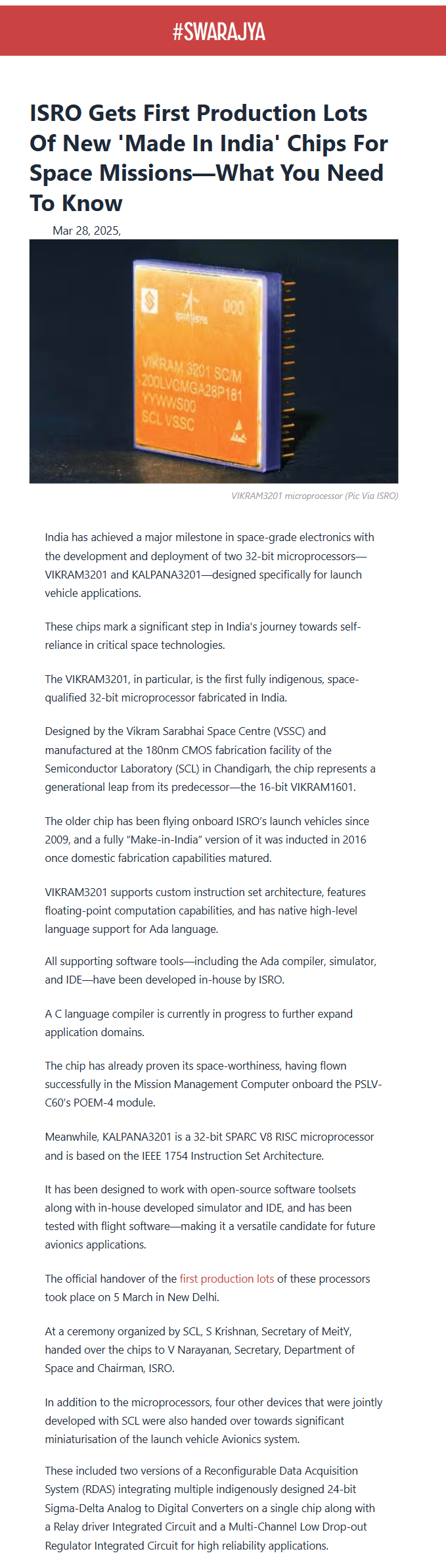 Full News Screenshot