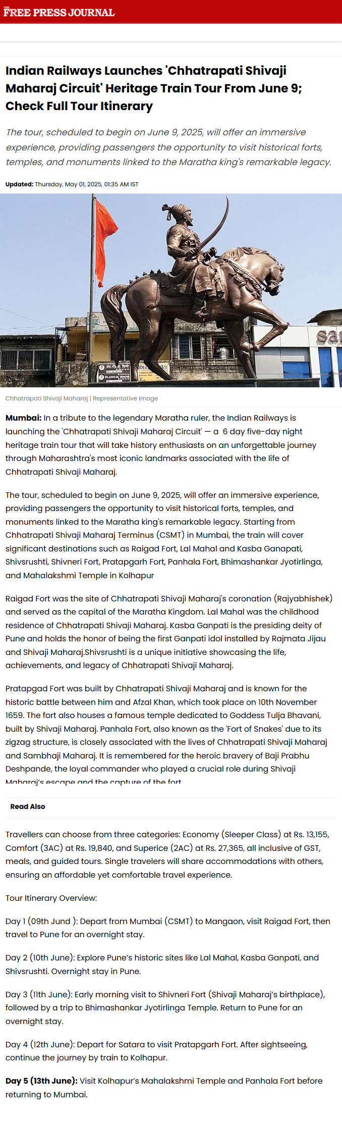 Full News Screenshot