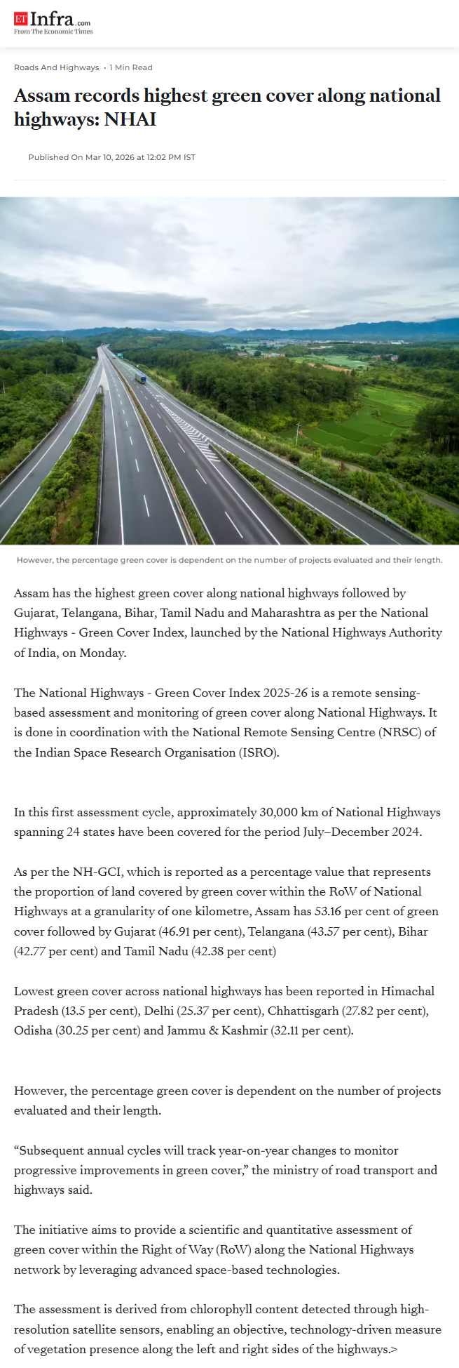 Full News Screenshot