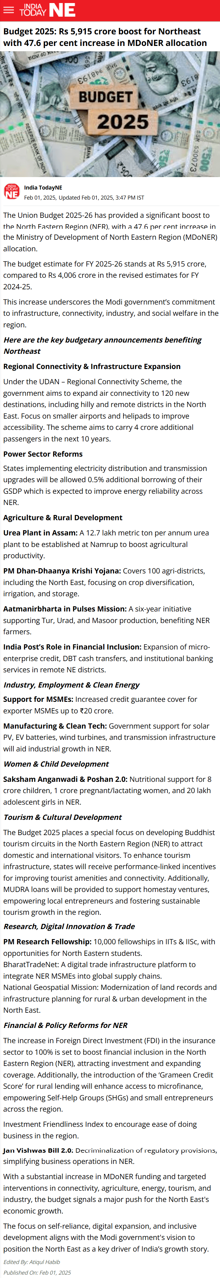 Full News Screenshot