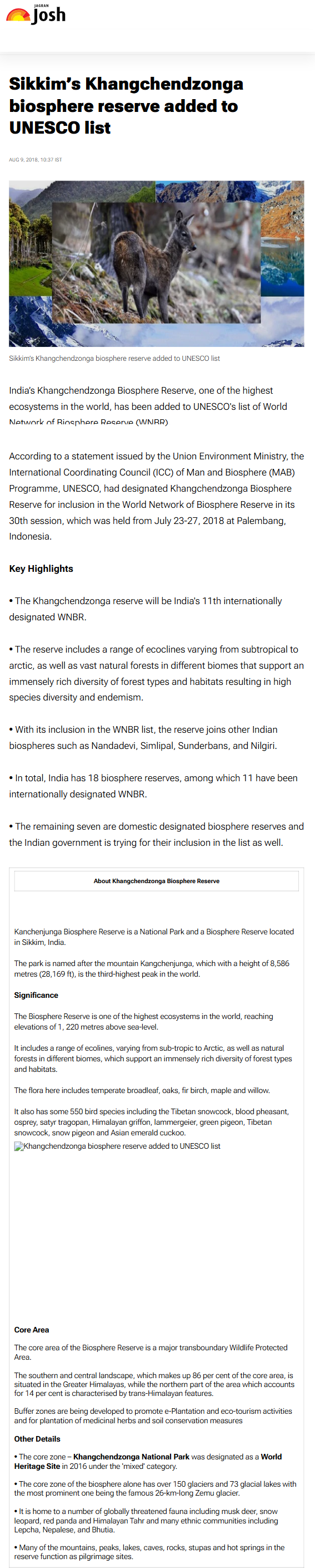 Full News Screenshot