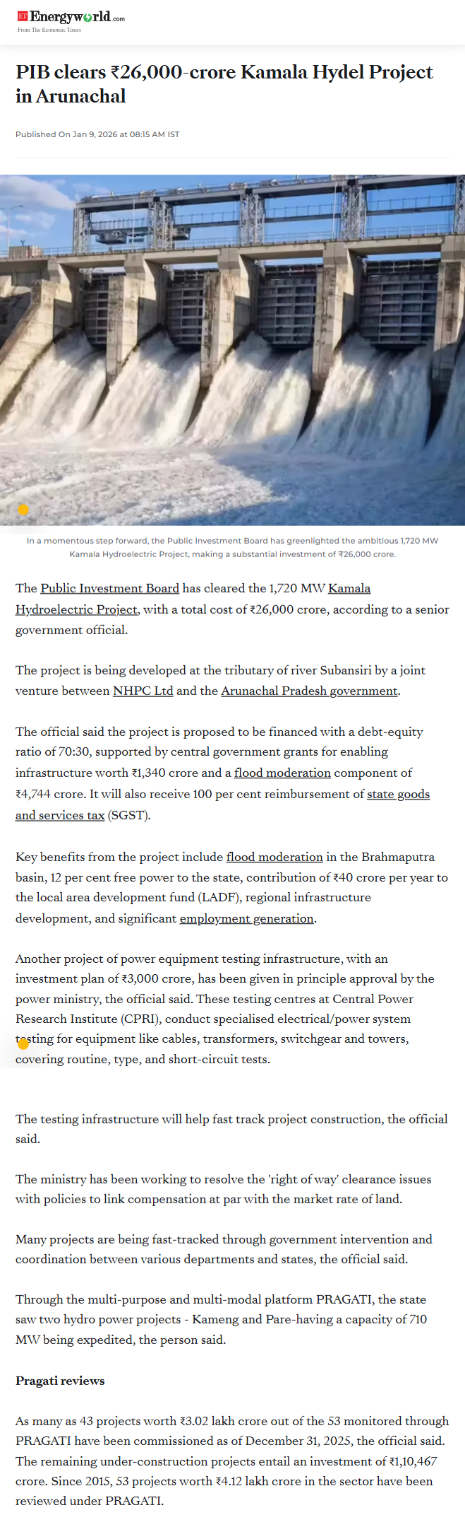 Full News Screenshot