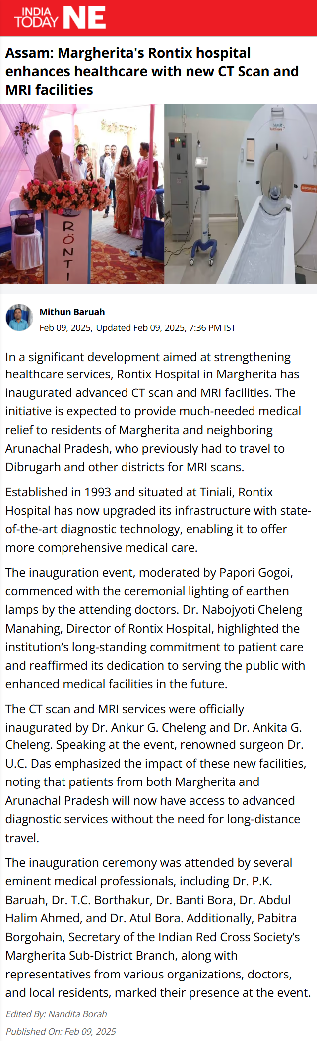 Full News Screenshot