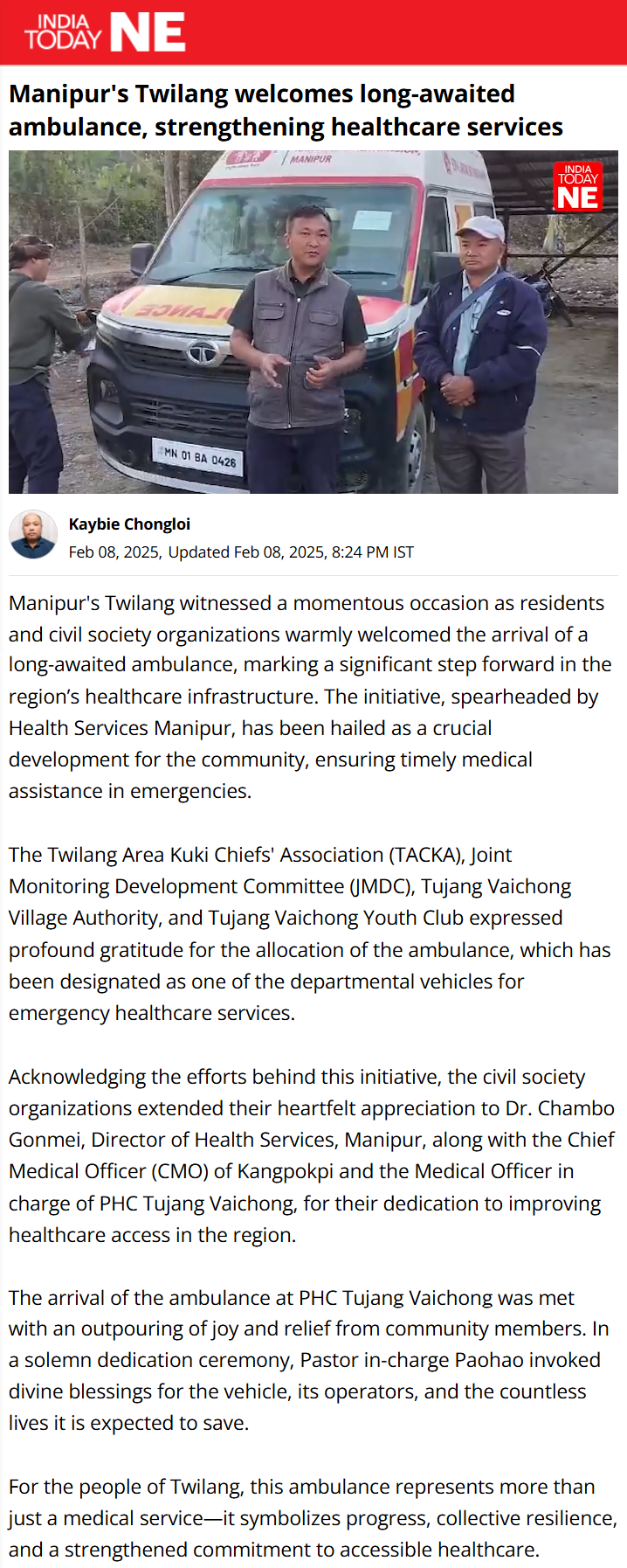 Full News Screenshot