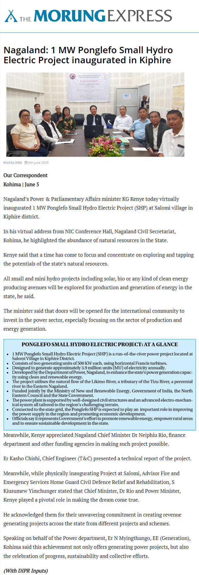 Full News Screenshot