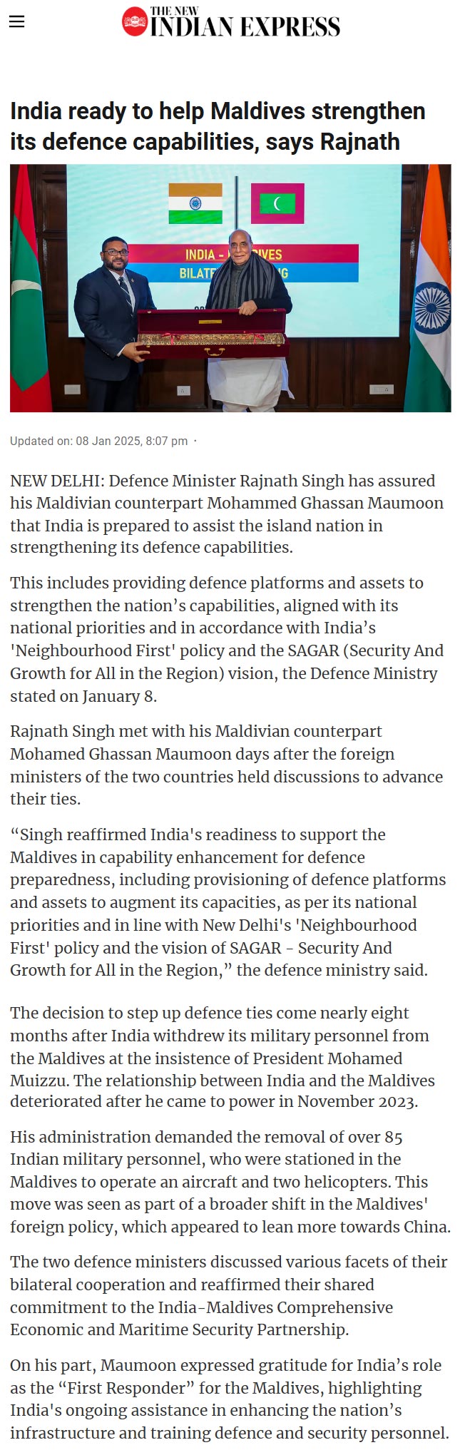 Full News Screenshot