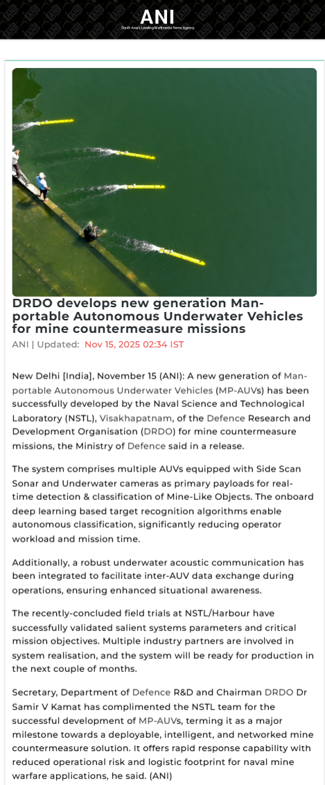 Full News Screenshot