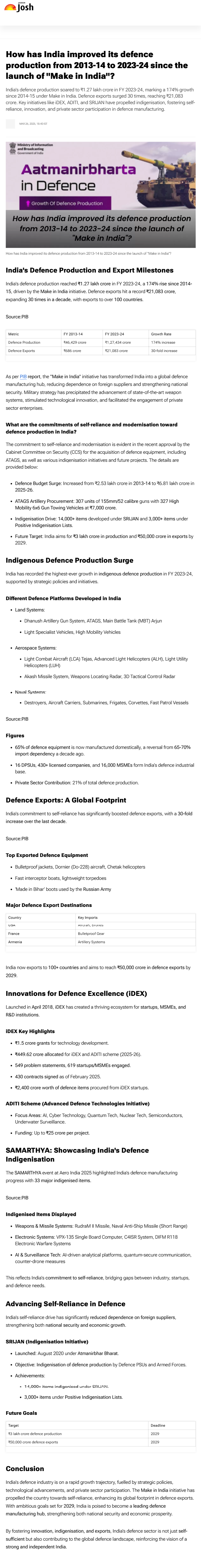 Full News Screenshot