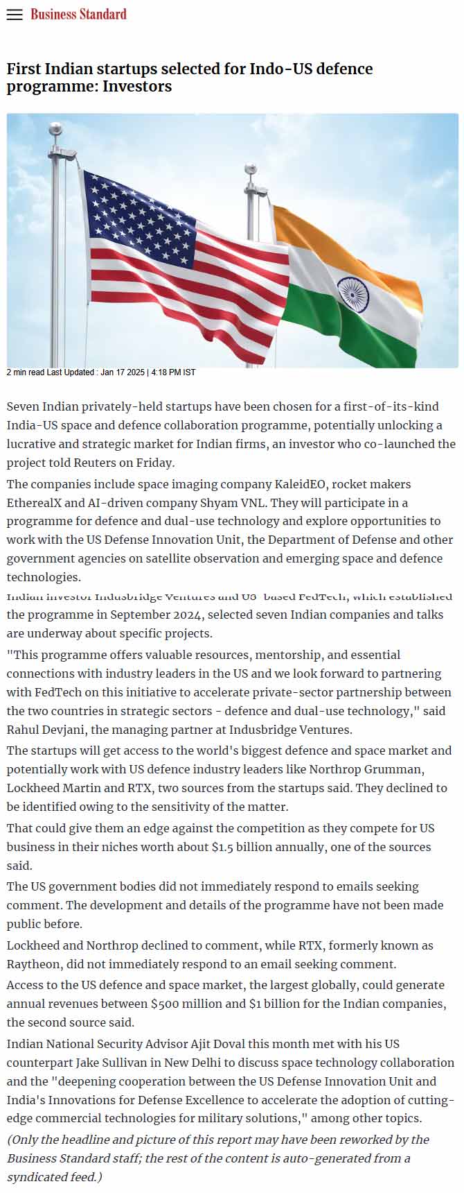 Full News Screenshot