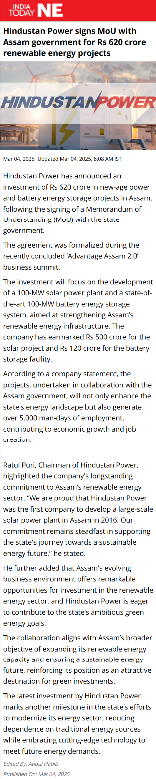 Full News Screenshot