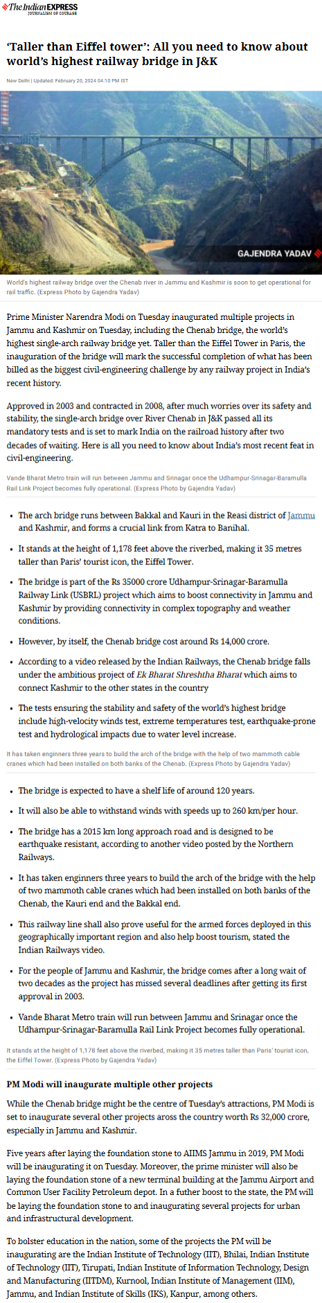 Full News Screenshot