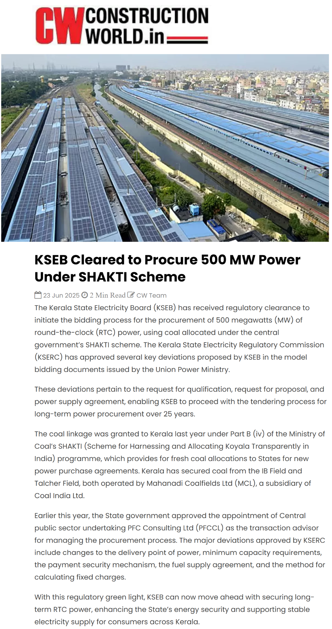 Full News Screenshot