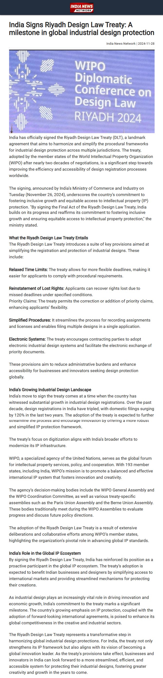 Full News Screenshot