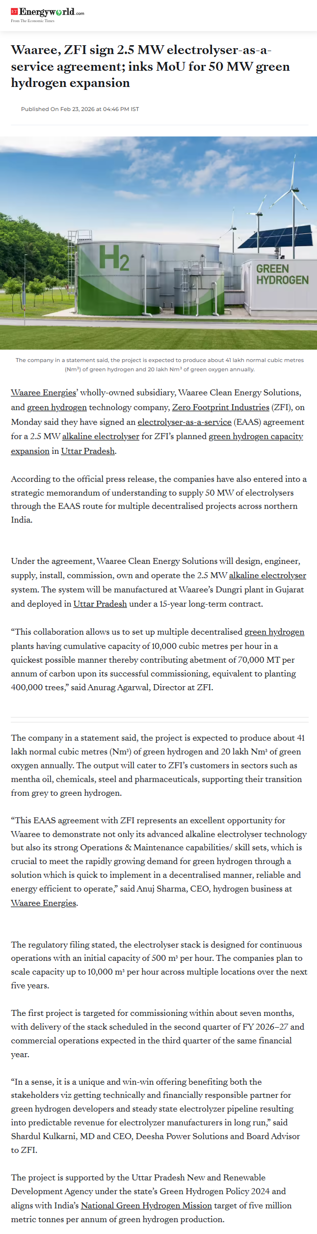 Full News Screenshot