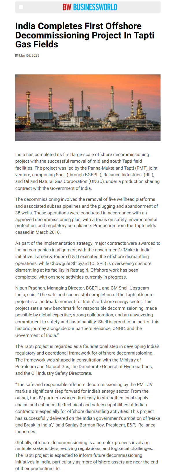 Full News Screenshot