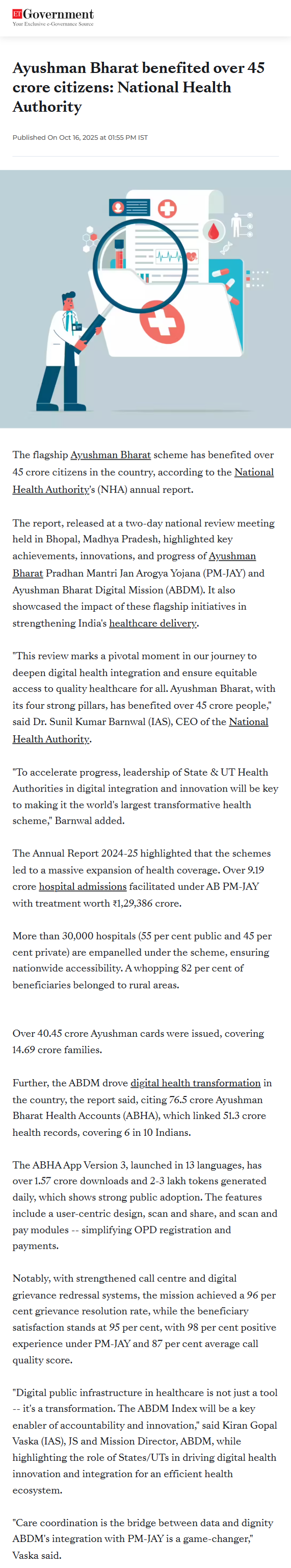 Full News Screenshot