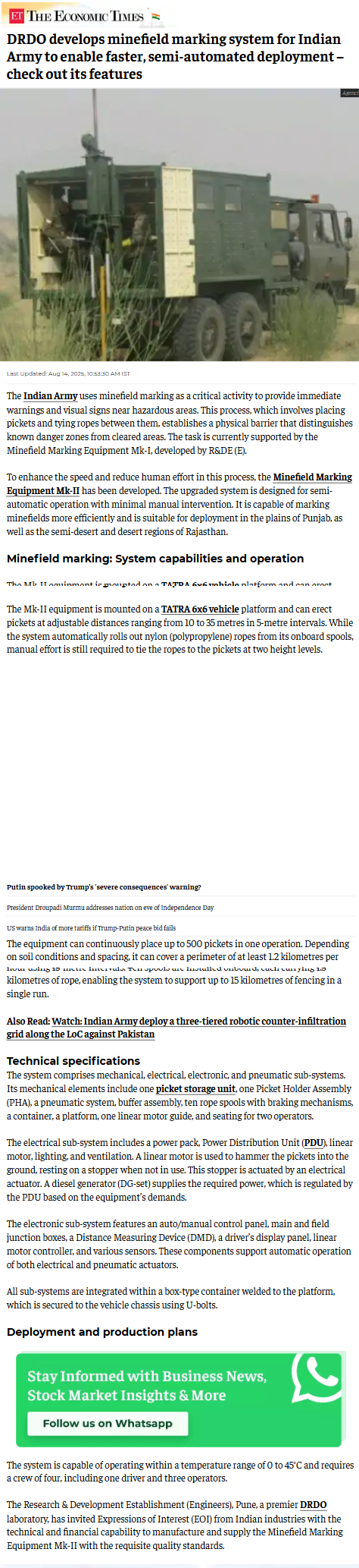 Full News Screenshot