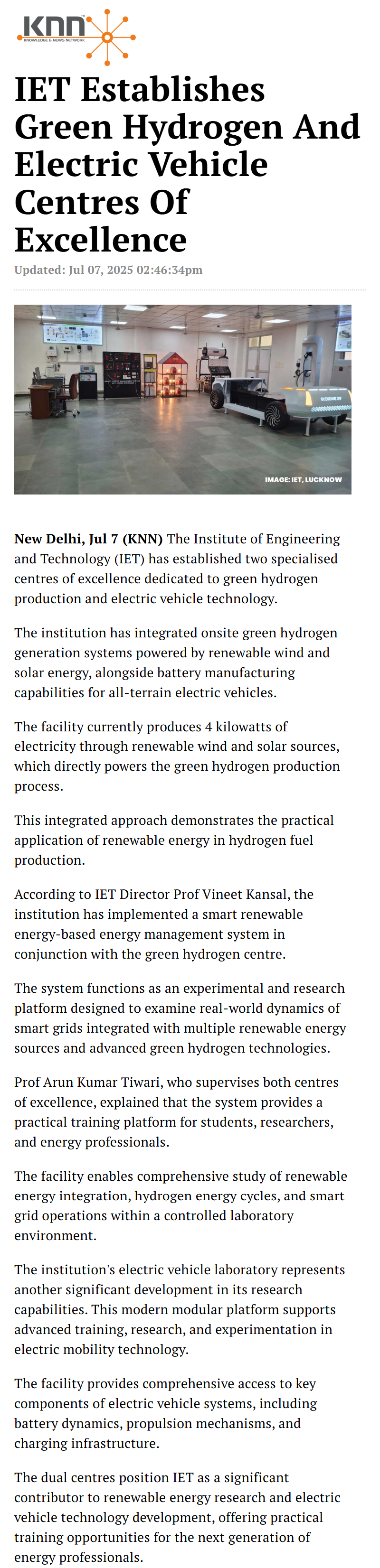 Full News Screenshot