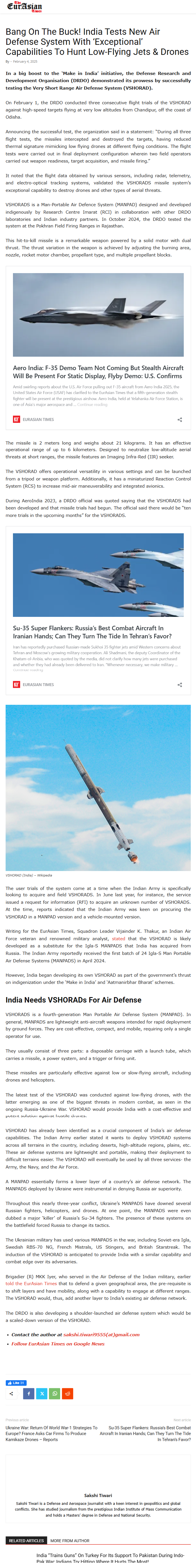 Full News Screenshot