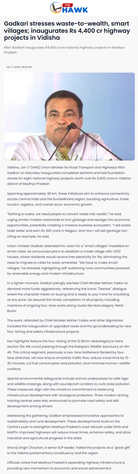 Full News Screenshot