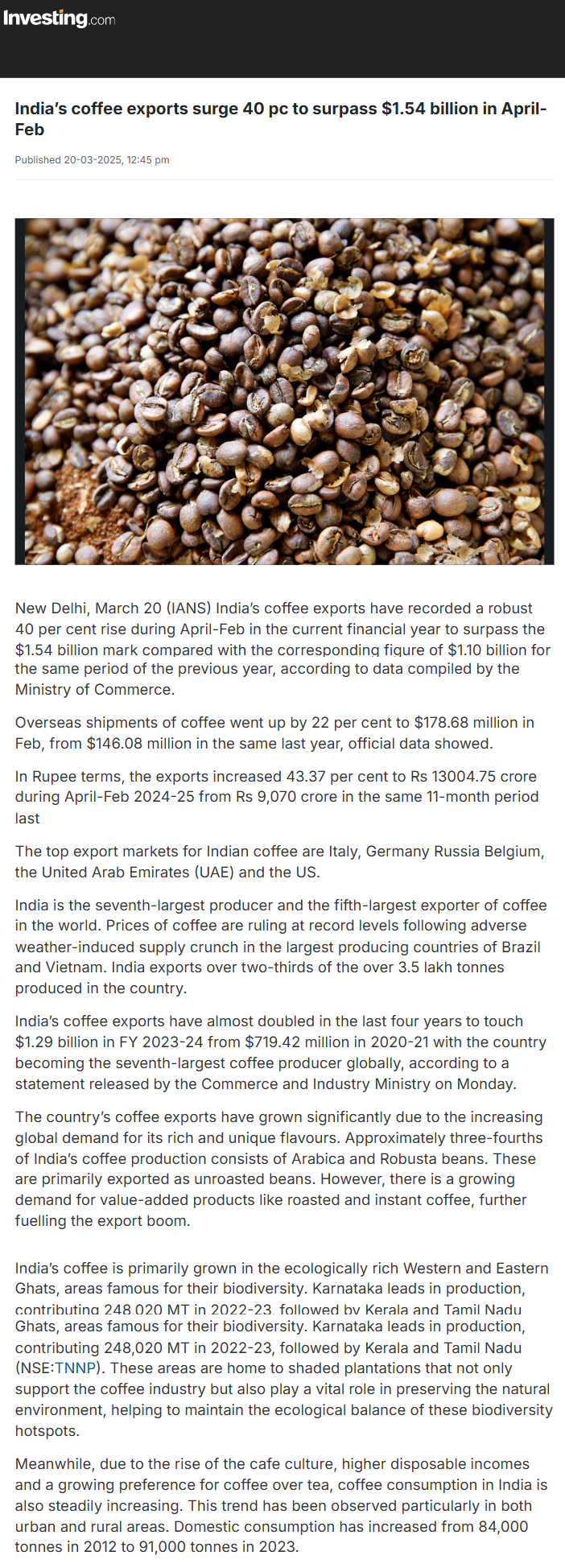 Full News Screenshot